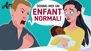 Mon MARI MA QUITTÉ pour lui avoir donné un BÉBÉ NOIR  animattersfrance [upl. by Vareck]