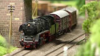 Fantastic Steam Locomotive Model Railway Layout in HO Scale [upl. by Divod]