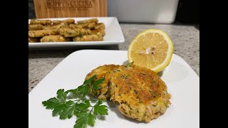 Zucchini amp Crab Frittelle fritters [upl. by Fransen]