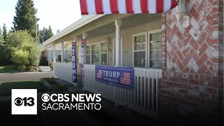 Lodi homeowner removes 2 of 3 Trump signs after HOA flags violation [upl. by Mirielle]