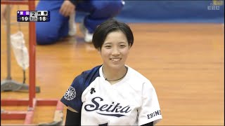 【春の高校バレー愛媛県予選2022】女子決勝 松山東雲高校vs今治精華高校 [upl. by Oirasec267]