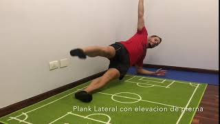 Plank Lateral con elevacion de pierna [upl. by Sanfourd]