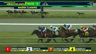 Monmouth Park at The Meadowlands  October 4 2024 Race 3 [upl. by Aidua]