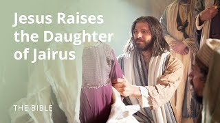 Mark 5  Jesus Raises the Daughter of Jairus  The Bible [upl. by Inaffit]