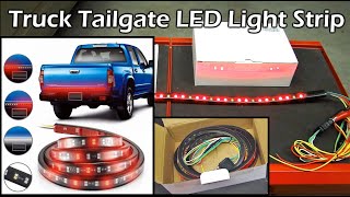 Truck Tailgate LED Light Strip Review [upl. by Granoff]