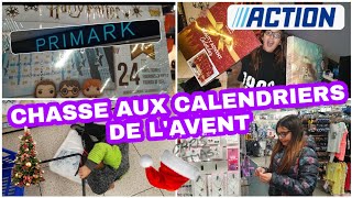 CHASSE AUX CALENDRIERS DE L AVENT PRIMARK ACTION 2019 ET GROSSE SURPRISE POUR ALYA [upl. by Yenterb]