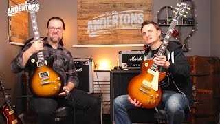 Gibson 2016 50s amp 60s Tribute Les Pauls  Trad Spec vs High Performance [upl. by Anizor739]