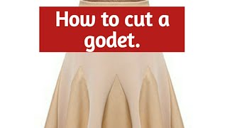 How to cut a godet in a very simple way [upl. by Heyman]