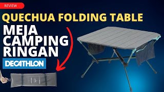 DECATHLON  QUECHUA Low Folding Camping Table MH500 camping hiking asmr silentvlog decathlon [upl. by Ilyah839]