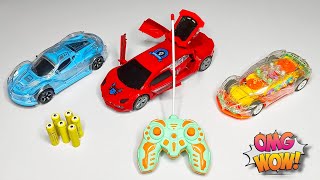 Transparent Remote Control Car Sports CarAnd Super Car Unboxing And Testing Video [upl. by Oninotna26]