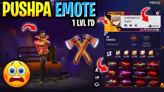 Pushpa Raj Bundle 1 LvL Id 🤑  Noob To Pro All Event Claim 😨 [upl. by Helbon]