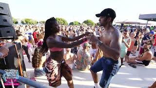 Maykel amp Ines  salsa social dancing  Croatian Summer Salsa Festival 2022 Rovinj [upl. by Knah925]