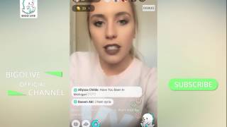 Top Beauty Star Kalyn Nicholson Livestream for the first time on Bigo Live [upl. by Danell800]