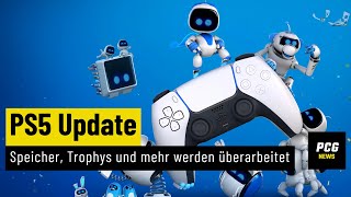 Großes Update für PS5  Speicher Trophys Social und mehr  News [upl. by Aliuqahs]