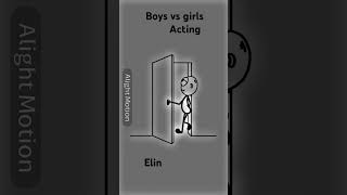 Boys vs girls🤣😂funny animatedcartoon cartonshorts funnyanimationbanglameme [upl. by Einaj]