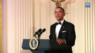 Video President Obama Speaks at the 2012 Kennedy Center Honors Reception KennedyPreis [upl. by Lerraj]