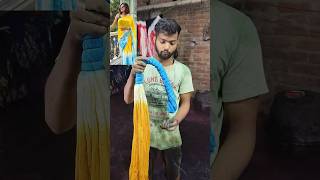 Tie and dye saree manufacturers ₹550 6299249955 mulmulcotton viralshorts [upl. by Tabbi]