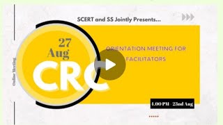 Orientation meeting for facilitators27822 CRCee antosworld ennumeluthum youtube tamil [upl. by Erda811]