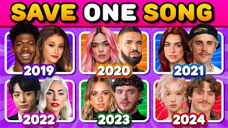 2019 vs 2020 vs 2021 vs 2022 vs 2023 vs 2024 🔥 Epic 6 Years Battle  Save One Song [upl. by Esinet673]