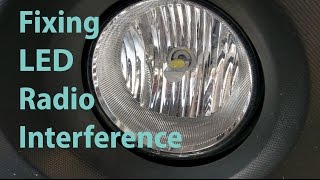 Fixing LED Headlight Radio Interference [upl. by Aicert]