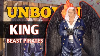 ‼️UNBOXING ONE PIECE‼️ DXF King the Conflagration  All Star of the Beast Pirates [upl. by Bar]