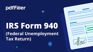 How to Fill Out Form 940 FUTA Tax Return [upl. by Ycal]