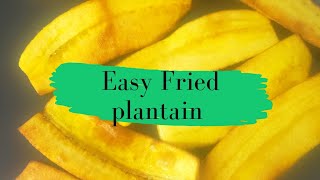 Easy fried plantain Shorts [upl. by Hays]