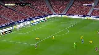 CARRASCO AMAZING GOAL AGAINST BARCELONA [upl. by Shakespeare]