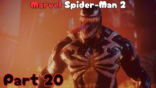 Marvel SpiderMan 2 Part 20  Venom Awakens  Walkthrough w Commentary 4KPS5 [upl. by Naaman]