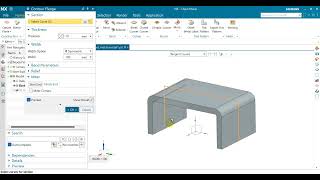 How to use Contour Flange in NX siemens sheetmetals mechanicaldesign nxcad [upl. by Nnarefinnej685]