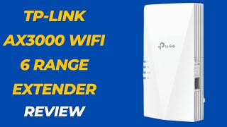 TPLink AX3000 WiFi 6 Range Extender Internet BoosterRE700X Review [upl. by Marlin]