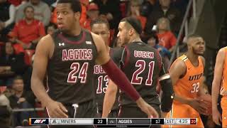 Trevelin Queen highlights  New Mexico State vs UTEP  2019 Nov 12 [upl. by Hedvig]