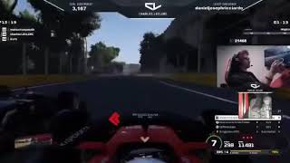 Mahaveer Raghunathan crashes with Charles Leclerc  NotTheGP Baku edition [upl. by Schwenk]