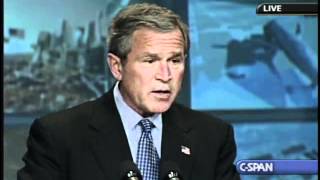 George W Bush Announces Vision for Space Exploration January 14 2004 [upl. by Nylak]