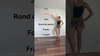 How to do BATTEMENT TENDU✨ shorts [upl. by Duomham]