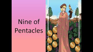 The Nine of Pentacles Tarot Card  in 1 Minute [upl. by Mannos]