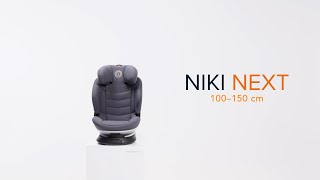 Storchenmühle child car seat Niki next ECE R12903 for children from 100 to 150 cm [upl. by Acissaj280]