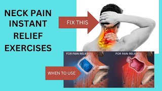 NECK PAIN INSTANT RELIEF AT HOME [upl. by Pius]