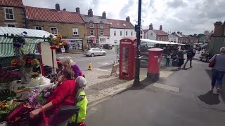 KIRBYMOORSIDE Walk 19th August 2020 including Wednesday Market Day North Yorkshire [upl. by Beaufert13]