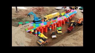 Carros para niños  Carros de Juguete  camión volquete y la excavadora para niños en español 64 [upl. by Schreck]