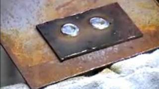 How to MIG Weld  How to MIG Weld a Puddle Joint [upl. by Ahsieka]