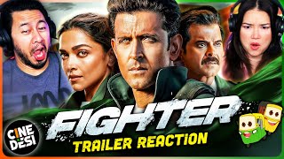 FIGHTER Trailer Reaction  Hrithik Roshan  Deepika Padukone  Anil Kapoor  Siddharth Anand [upl. by Jeno]