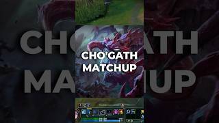 NEVER Lose The ChoGath Matchup Again leagueoflegends challenger gwen educational guide shorts [upl. by Ahsuatal]