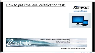 XactimateTips to passing the certification tests [upl. by Yrruc]