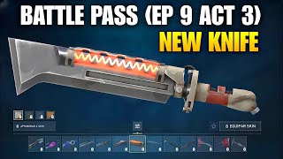 New Episode 9 Act 3 Battle Pass Knife Skin Valorant [upl. by Eidnac471]