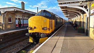 37610 and 37607 PLPR test train  Downham Market  26th April 2024 [upl. by Lolly]