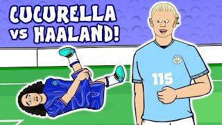 HAALAND vs CUCURELLA😂 Chelsea vs Man City 02 Goals Highlights Song [upl. by Aekim961]