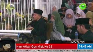 Live Streaming Dzikrul Ghofilin Dalam rangka Haul Akbar Gus Miek Ke 32 Edisi 11 Juli 2024 [upl. by Aratahc]