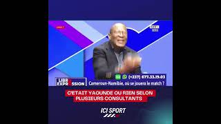 Consultants disant quil était impossible que le match Cameroun  Namibie se joue à Garoua [upl. by Nolte]