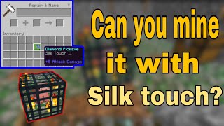 Can you MINE a spawner with Silk Touch [upl. by Ellenuahs]